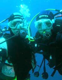 subacquei in immersioni con ARA